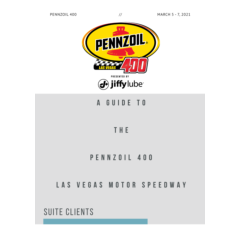 2021 LVMS PZ400 NASCAR Menu